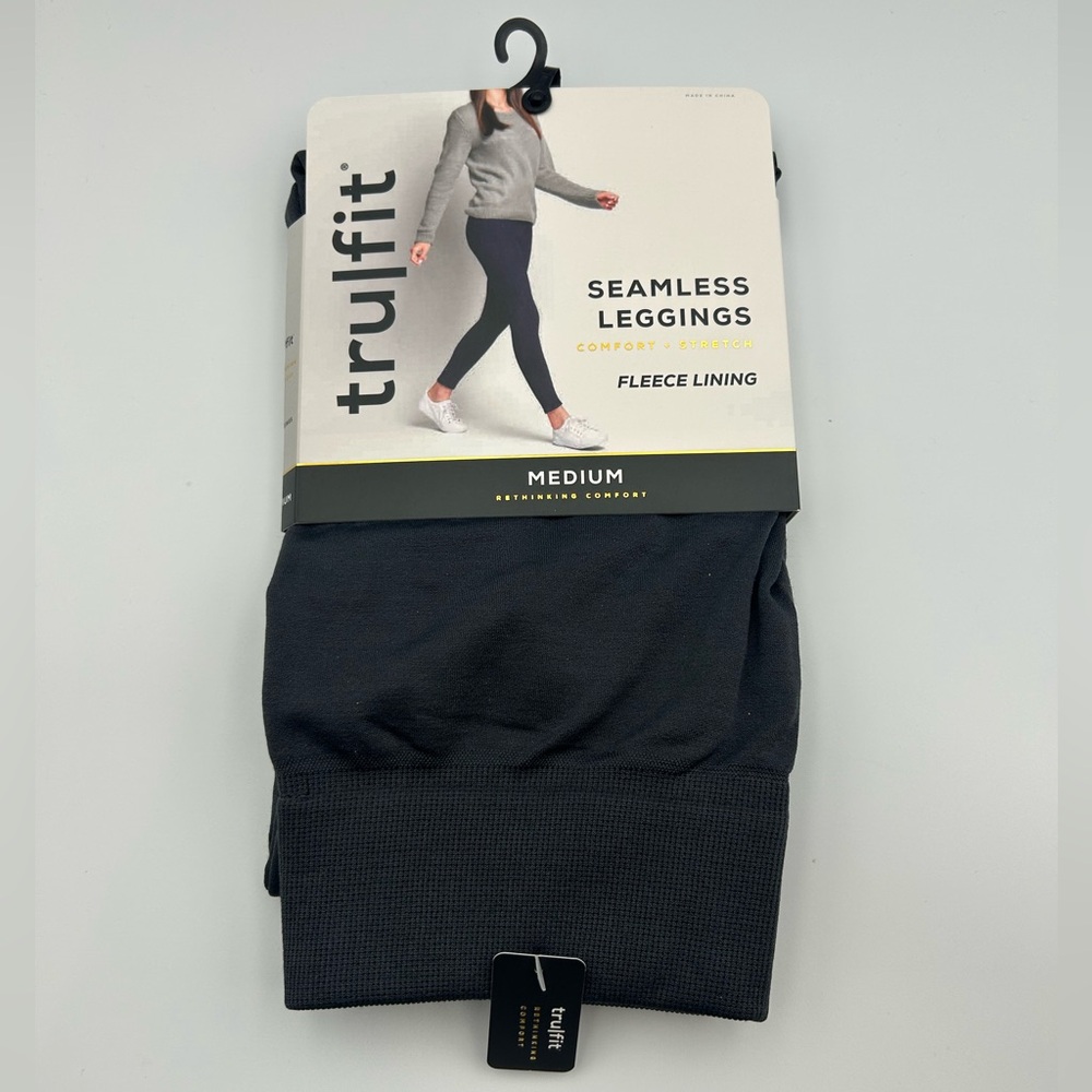 *New* Tru|Fit Gray Seamless Leggings Fleece Lining Size M